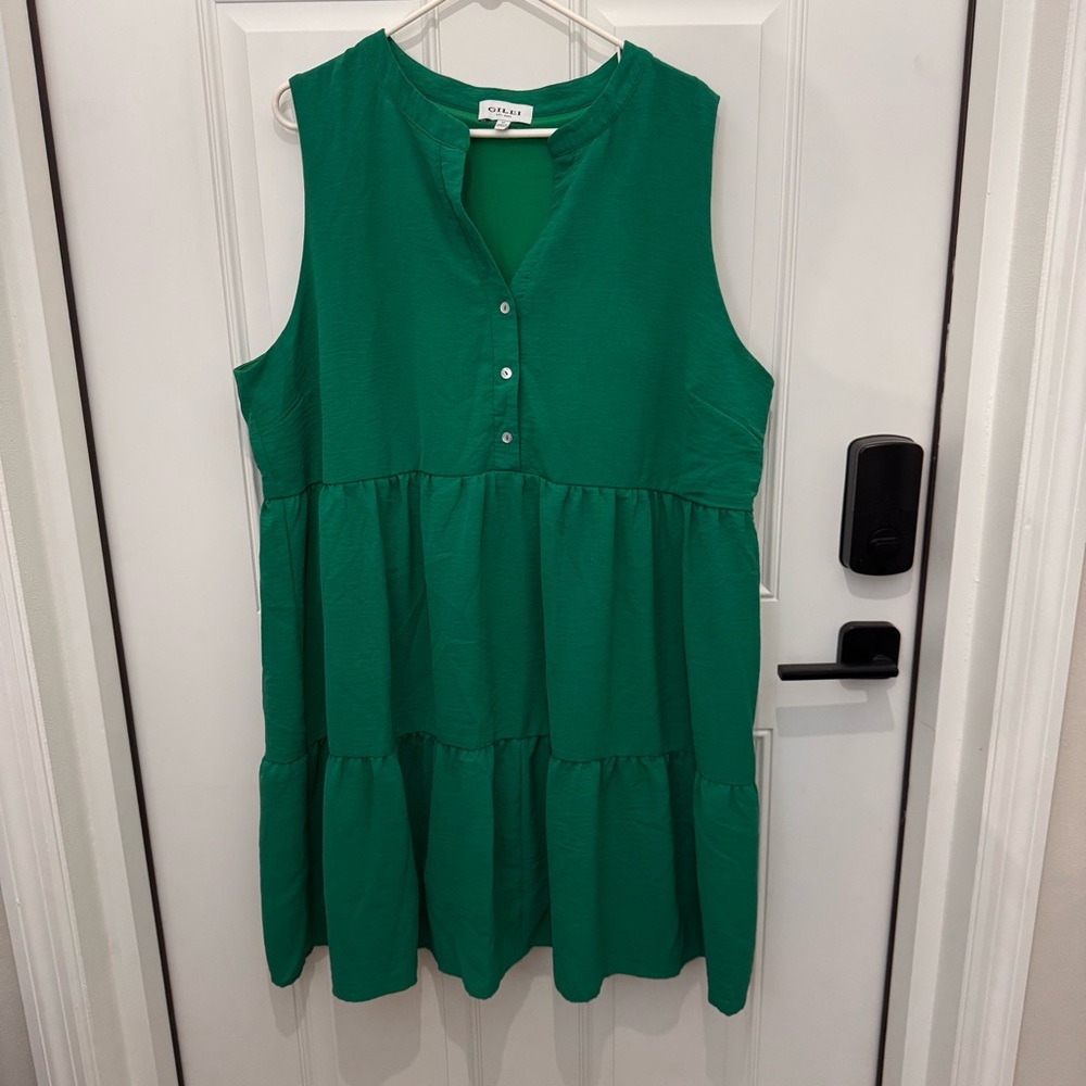 Gilli Vibrant Green Dress